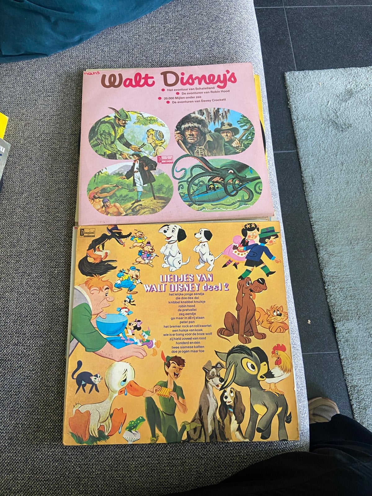 Vinyl walt disney, Cd's en Dvd's, Ophalen, Zo goed als nieuw, LP