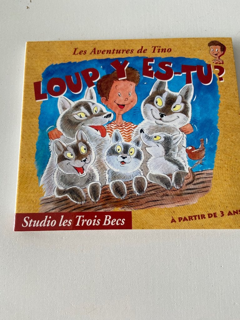 Livret avec CD loup y es-tu, Enlèvement ou Envoi, Comme neuf, Autres types, Livre audio