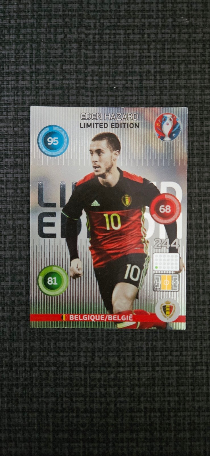 Panini adrenalyn xl EK 2016 - limited edition Eden Hazard, Hobby en Vrije tijd, Stickers en Plaatjes, Ophalen of Verzenden, Zo goed als nieuw