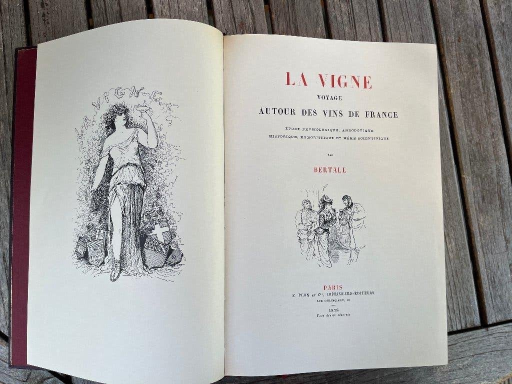 Livre ancien "La Vigne" - Numéroté - Bertall, Livres, Livres de cuisine, Enlèvement ou Envoi, Comme neuf, France