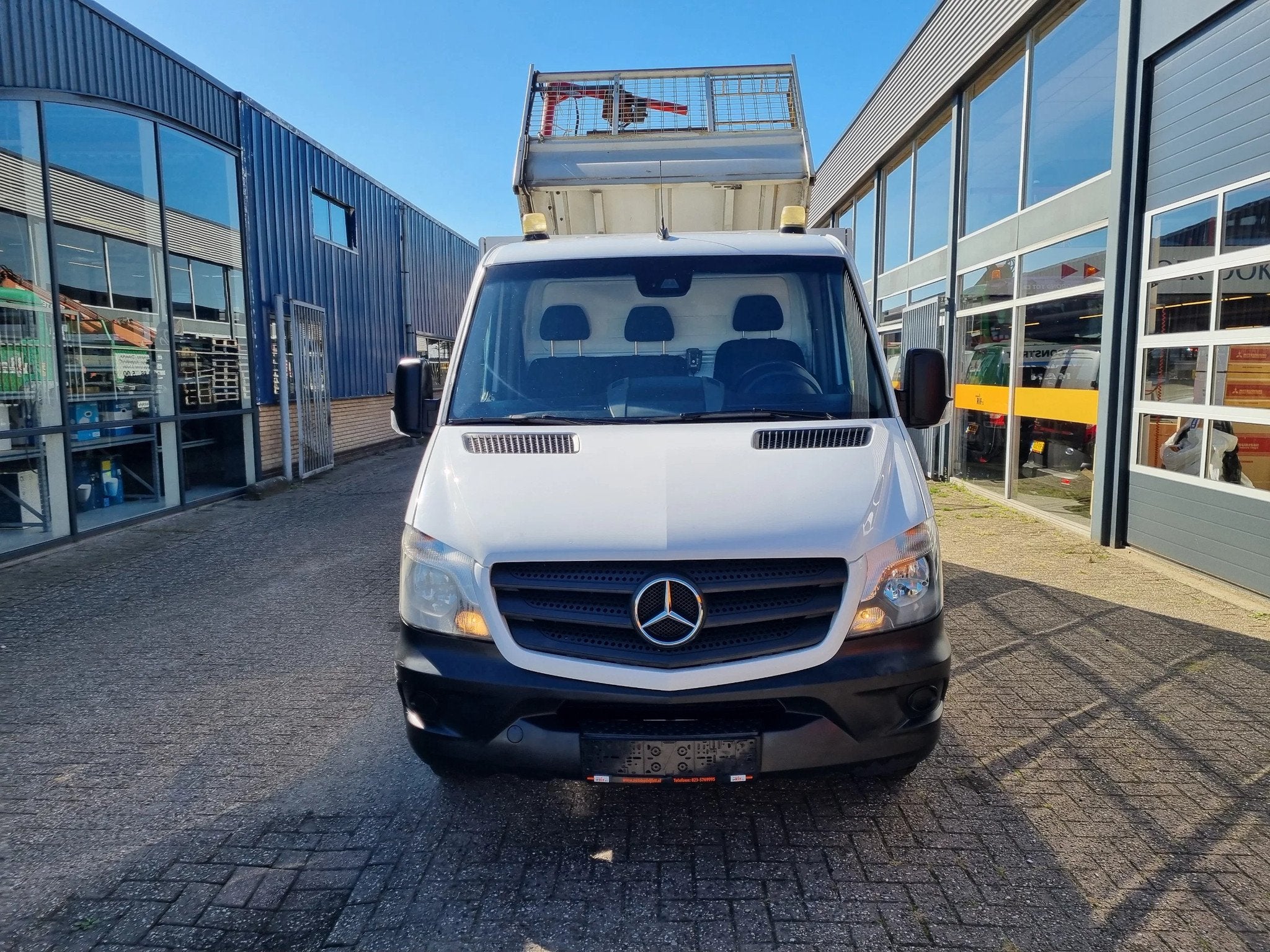 Mercedes-Benz Sprinter 516 CDI Kipper Euro 6 Hijskraan 250 k, Autos, Achat, Euro 6, Entreprise, 2000 kg