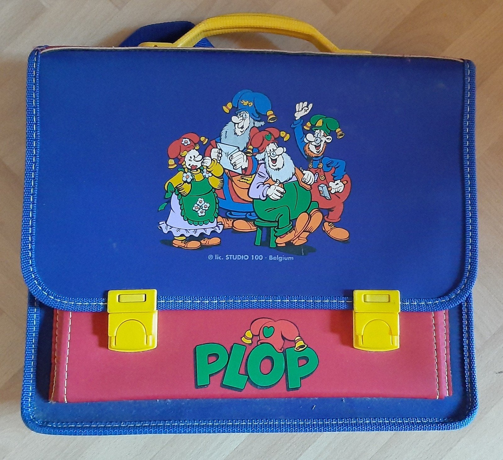 schooltas Plop, 30 tot 40 cm, Blauw, Aktetas of Boekentas, Ophalen of Verzenden