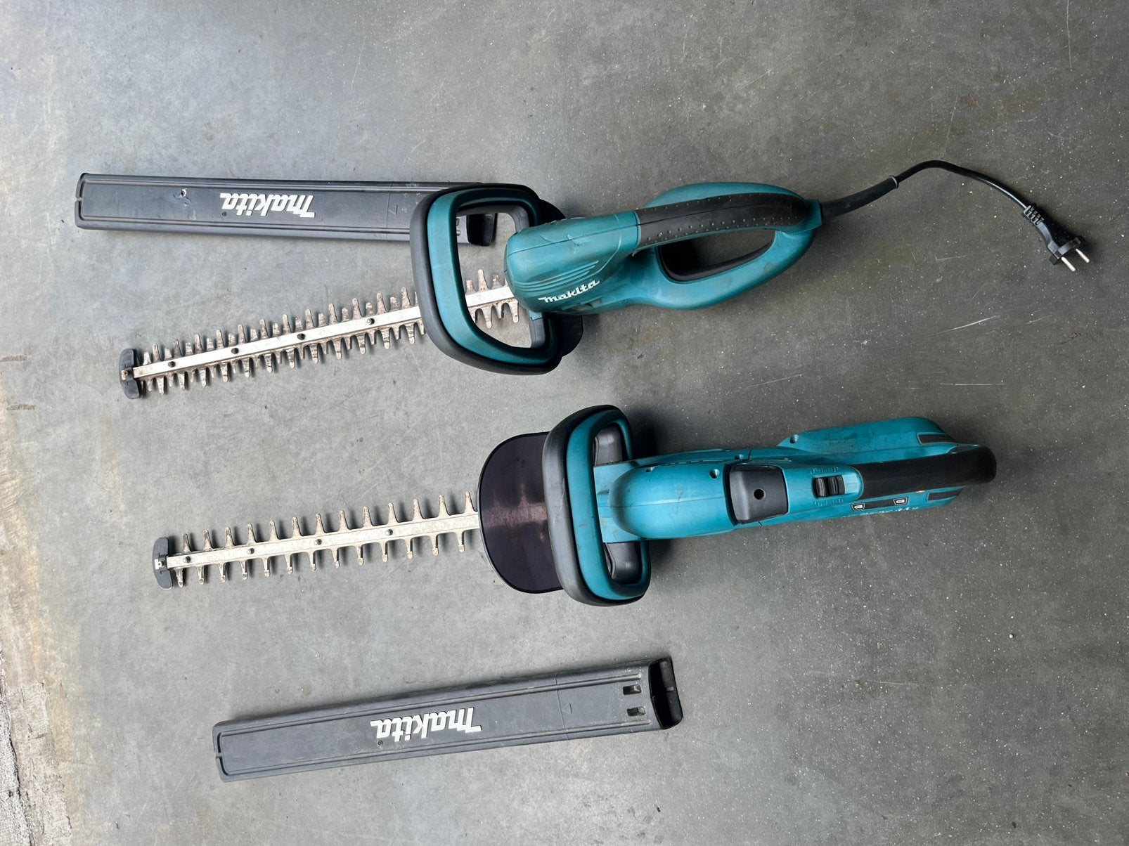 Makita heggenscharen, Tuin en Terras, Heggenscharen, Ophalen of Verzenden, Zo goed als nieuw