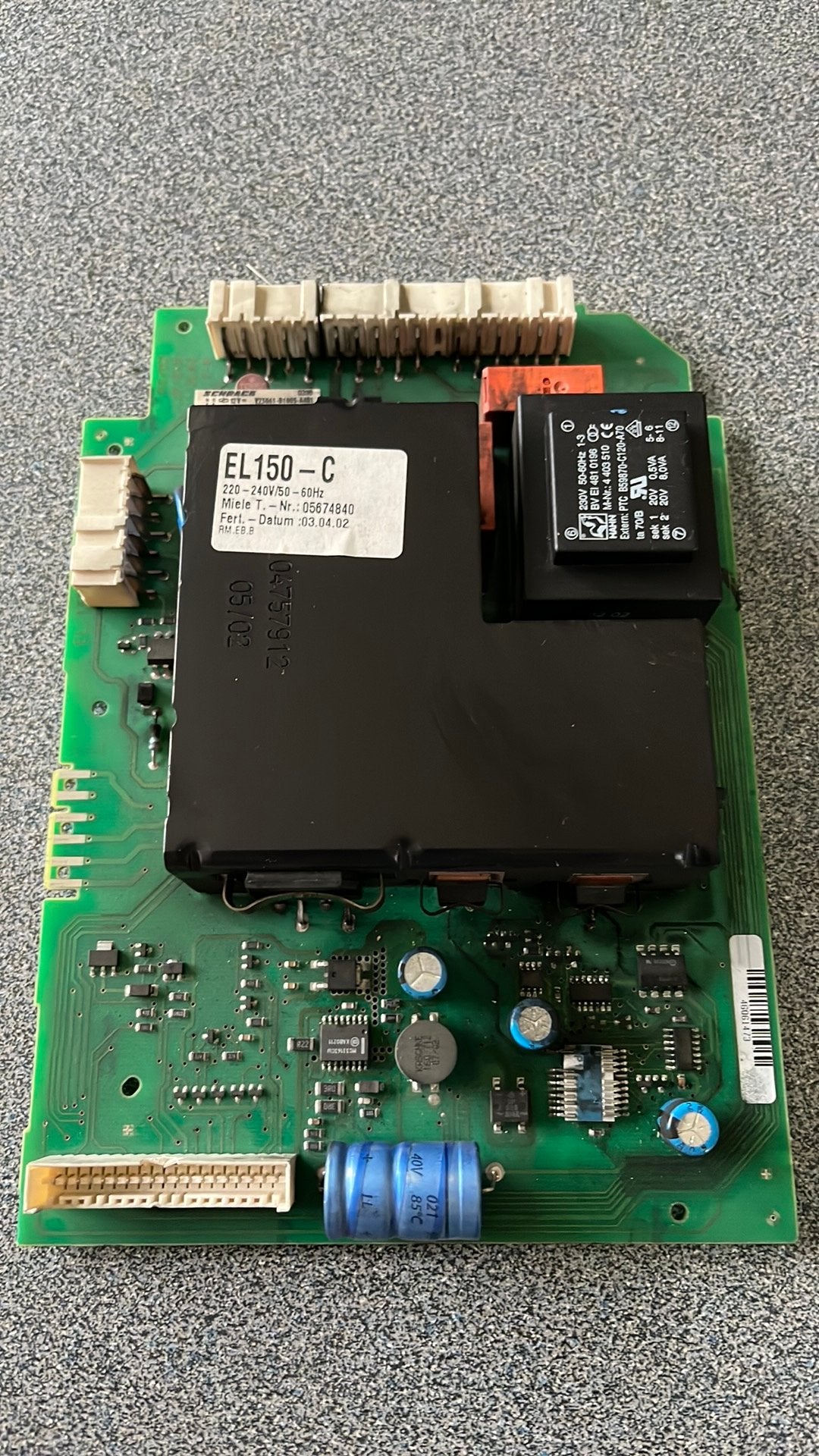 Carte PCB Miele EL150-C, Enlèvement ou Envoi, Utilisé