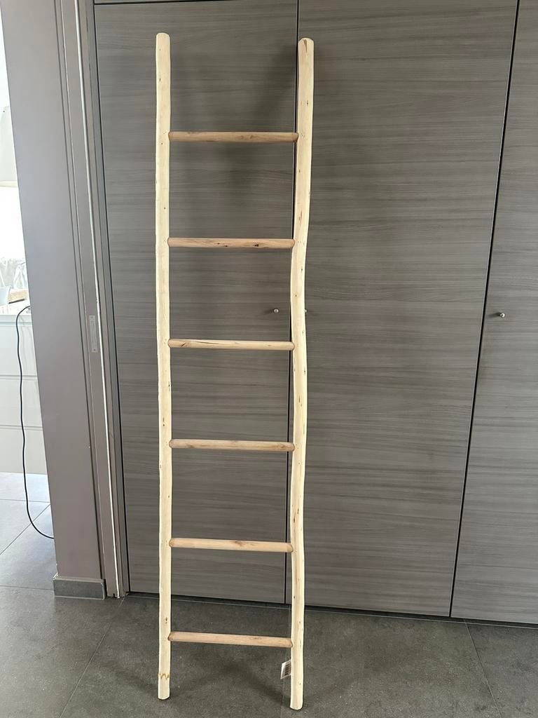 Houten deco ladder, Ophalen, Zo goed als nieuw, Ladder