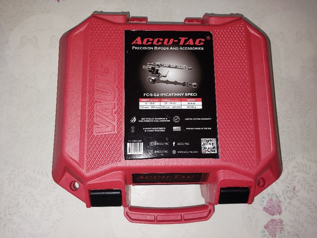 Bipied Accu-Tac FC-5 G2 Picatinny, Sports & Fitness, Accessoires de sport de tir, Enlèvement, Neuf