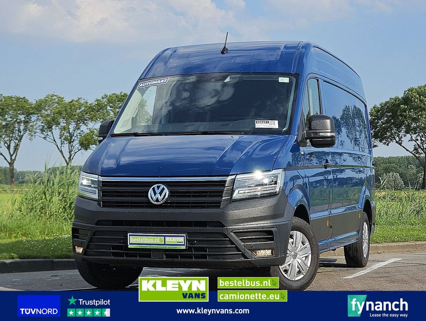 Volkswagen CRAFTER 2.0 L3H3 LED 4Motion!, Automaat, Cruise Control, Blauw, Bedrijf