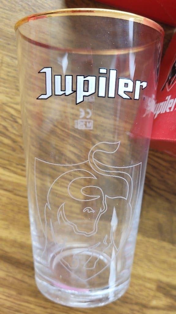 Set van 4 JUPILER bierglazen, Ophalen of Verzenden, Nieuw, Verpakking