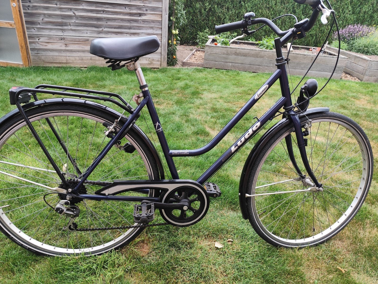 damesfiets Ludo, Fietsen en Brommers, Fietsen | Dames | Sportfietsen en Toerfietsen, 53 tot 56 cm, Velgrem, Zo goed als nieuw