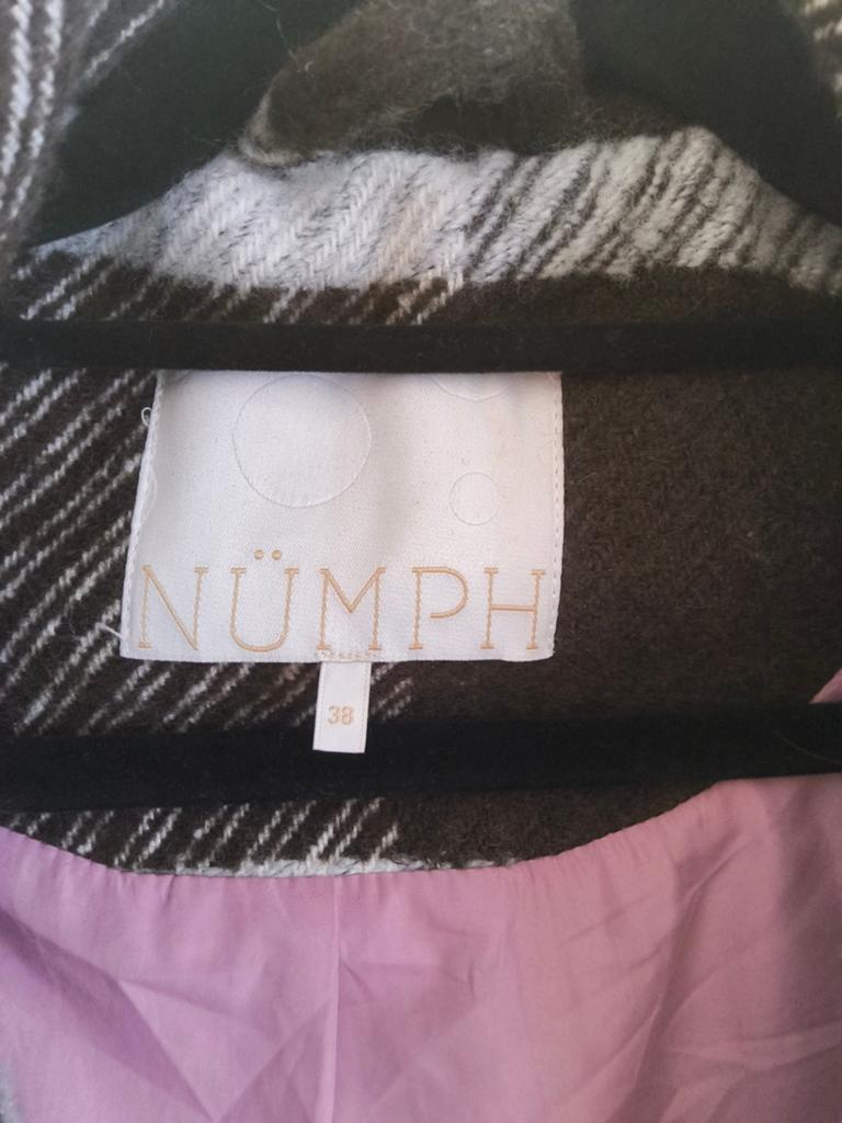 Jas Numph maat 38, geruit, Kleding | Dames, Ophalen, Maat 38/40 (M)