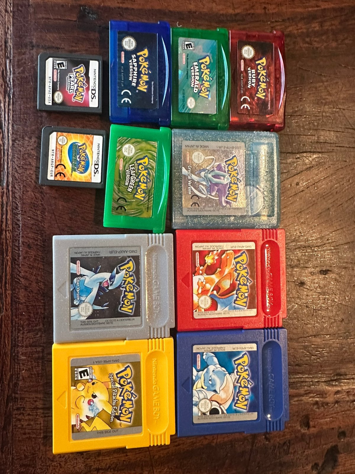 11 vintage Pokémon games – GB, GBC, GBA & DS, Ophalen of Verzenden, Gebruikt, Avontuur en Actie