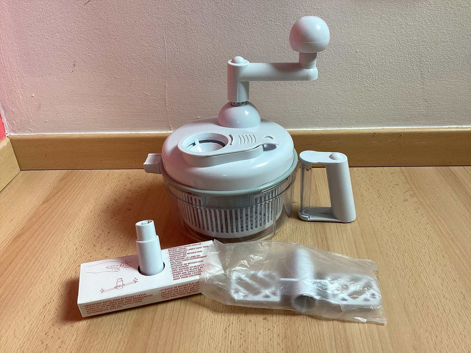 Handmatige groentesnijder HRX 220, Huis en Inrichting, Nieuw, Ophalen of Verzenden, Snijmachine, Wit
