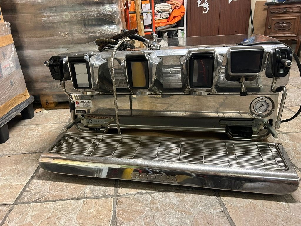 Faema E71 maschine espresso, Electroménager, Machine à espresso, Enlèvement ou Envoi, Café en grains, 4 à 10 tasses