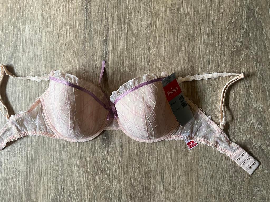 🔥 Roze Triumph BH - 70D - nieuw met prijskaartje., Kleding | Dames, Ophalen of Verzenden, Roze, BH