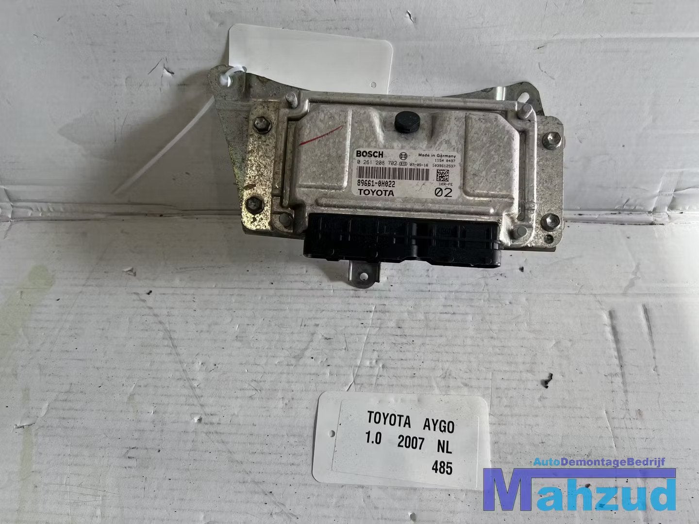 TOYOTA AYGO 1.0 1KRFE ECU Motormanagement 896610H022, Info@toyota.co.jp, Toyota Motor Corporation, Toyota-Cho 1
471-8571  Toyota City