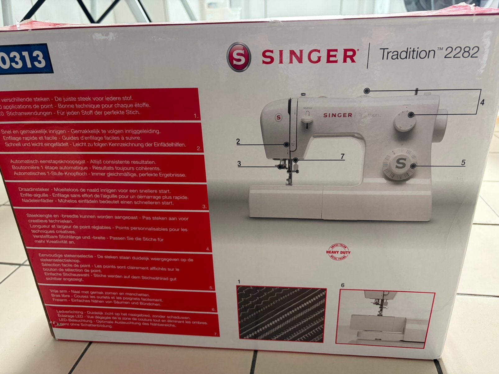 Singer naaimachine tradition 2282, Ophalen, Zo goed als nieuw, Naaimachine, Singer