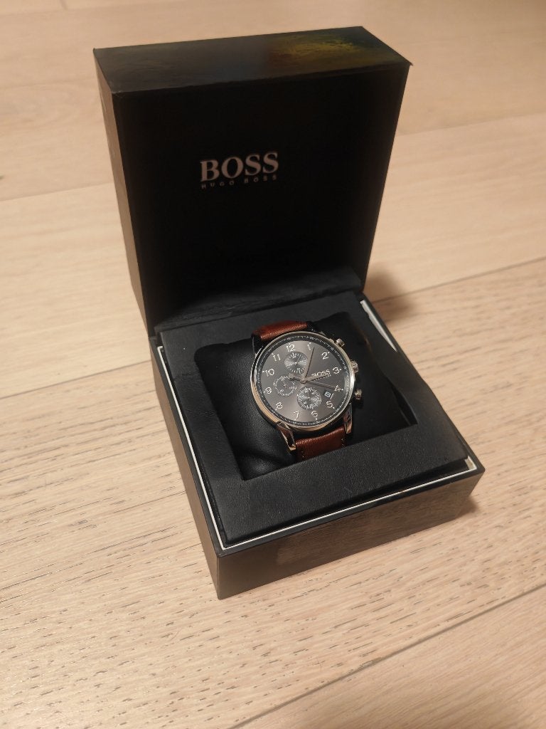 Heren horloge BOSS, Bijoux, Sacs & Beauté, Montres | Hommes, Enlèvement, Comme neuf, Montre-bracelet