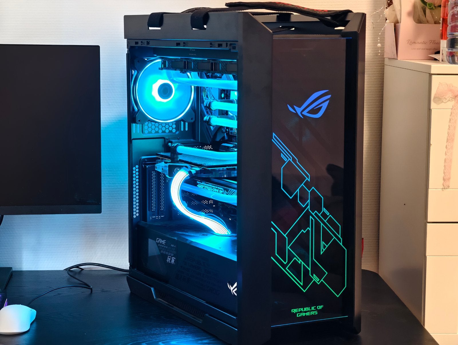 PC Gaming Custom ASUS ROG | RTX 4070 Ti | 32Go DDR5, Ophalen, Zo goed als nieuw