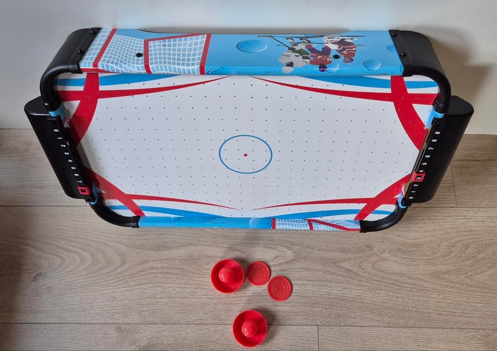 Airhockeyspel, Ophalen