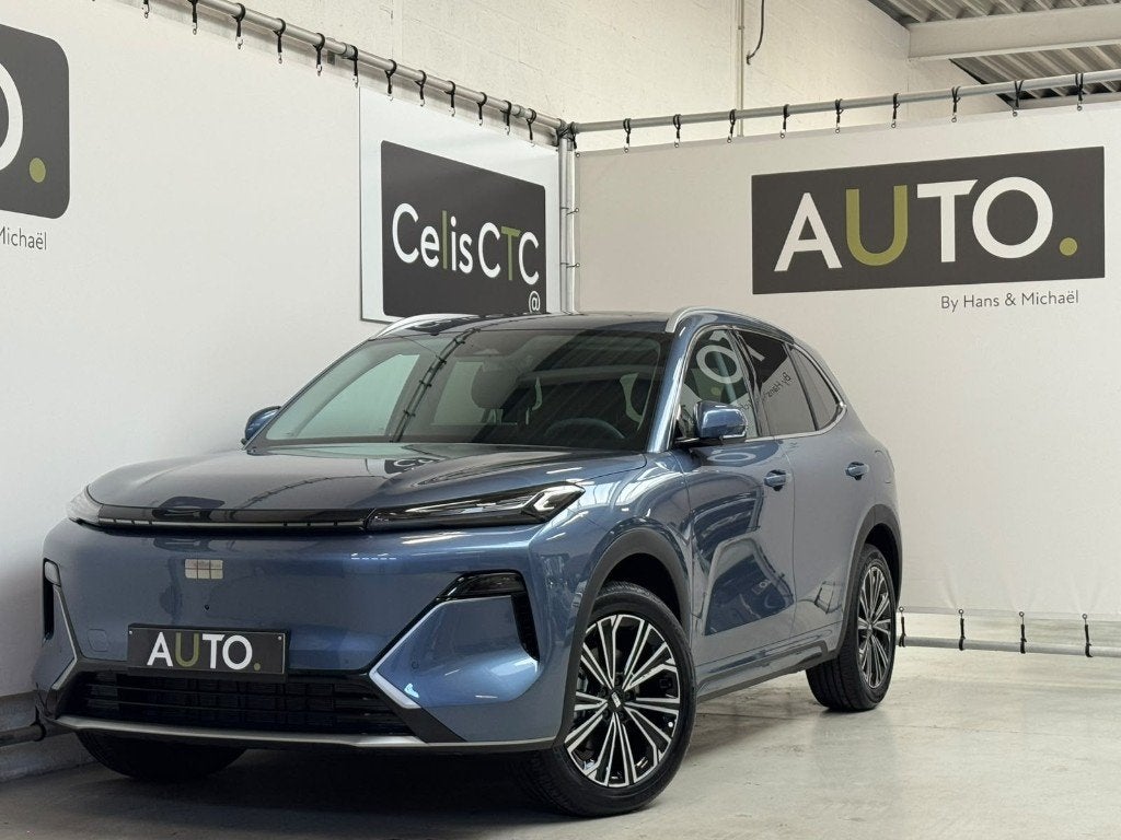 Geely Starray EM-i Max+ TOPUITVOERING – 29,8 kWh – 136 KM EL, Auto's, Overige Auto's, Dealer onderhouden, Parkeerassistent, Blauw