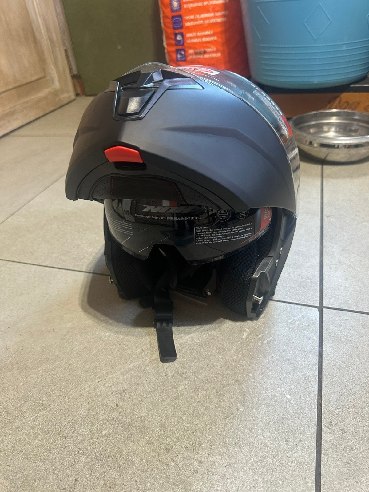 Casque amovible taille xs, Motoren, Kleding | Motorhelmen, Ophalen, XS
