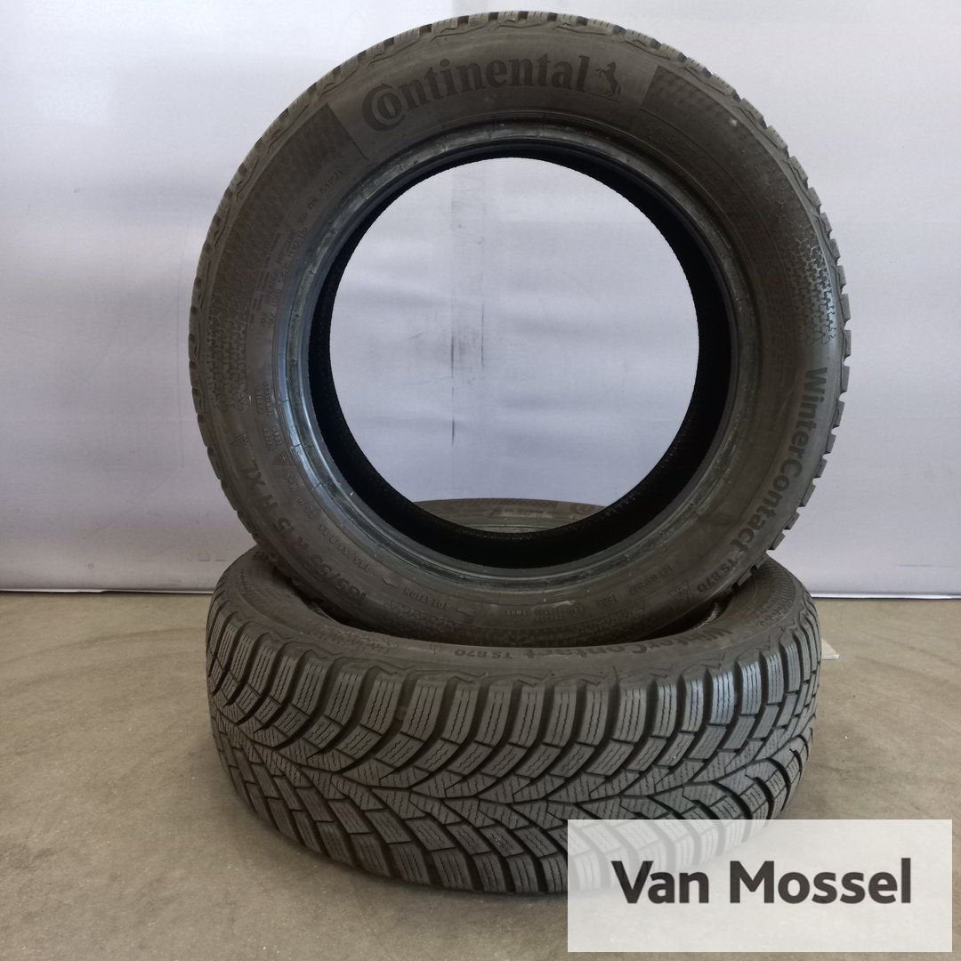 Continental Wintercontact TS870 185/55/R15 86H, Gebruikt, 15 inch, -, -