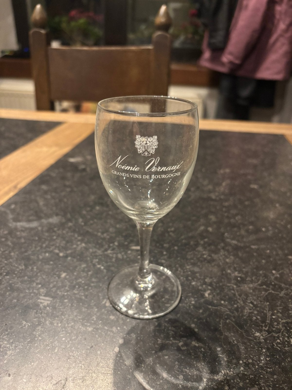 Verre a vin Noémie vernaux grand vin de bourgogne, Enlèvement ou Envoi, Comme neuf