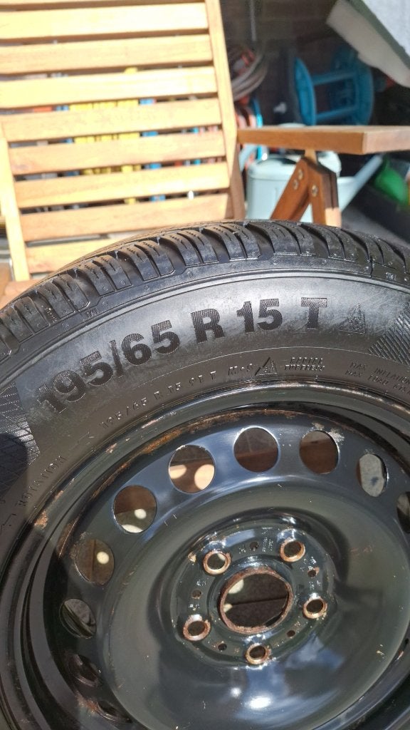 jante avec pneu 195/65 R15T MS OEM volkswagen, Autos : Pièces & Accessoires, Pneus & Jantes, 15 pouces, Pneus et Jantes, 4 Saisons