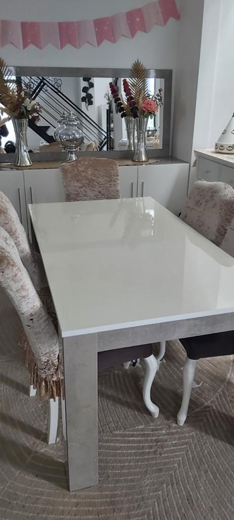 Tafel + stoelen (table avec chaises), Ophalen of Verzenden
