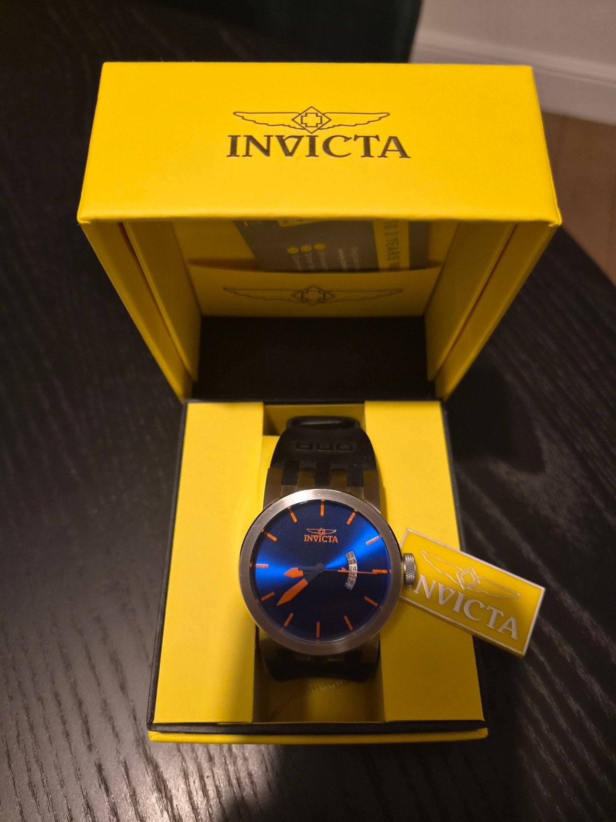 Invicta DNA premium watch, Staal, Polshorloge, Nieuw, Kunststof
