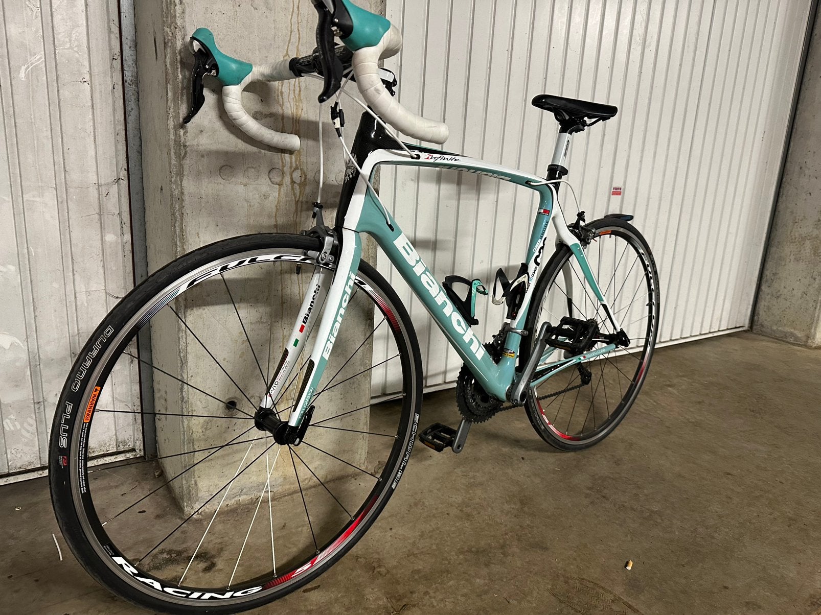Bianchi koersfiets, Fietsen en Brommers, Ophalen, Zo goed als nieuw, Carbon