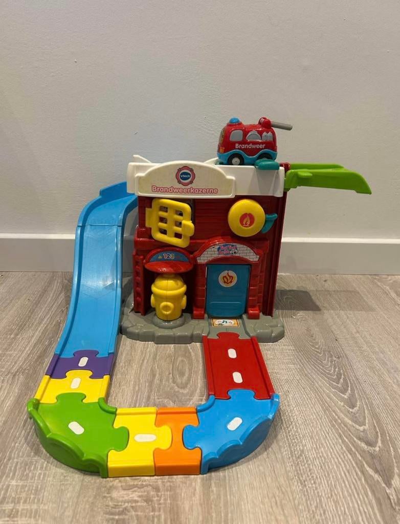 Speelgoed brandweer vTech, Ophalen