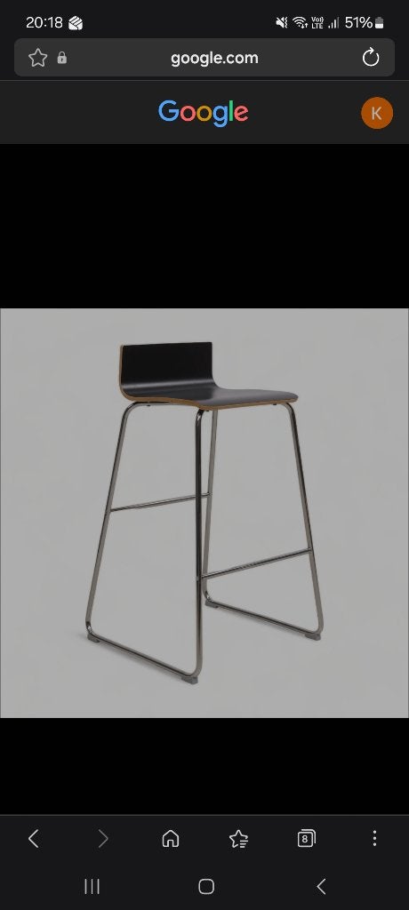 Barkrukken Ikea (2 stuks), Ophalen, Gebruikt, Met voetsteun, 60 tot 90 cm