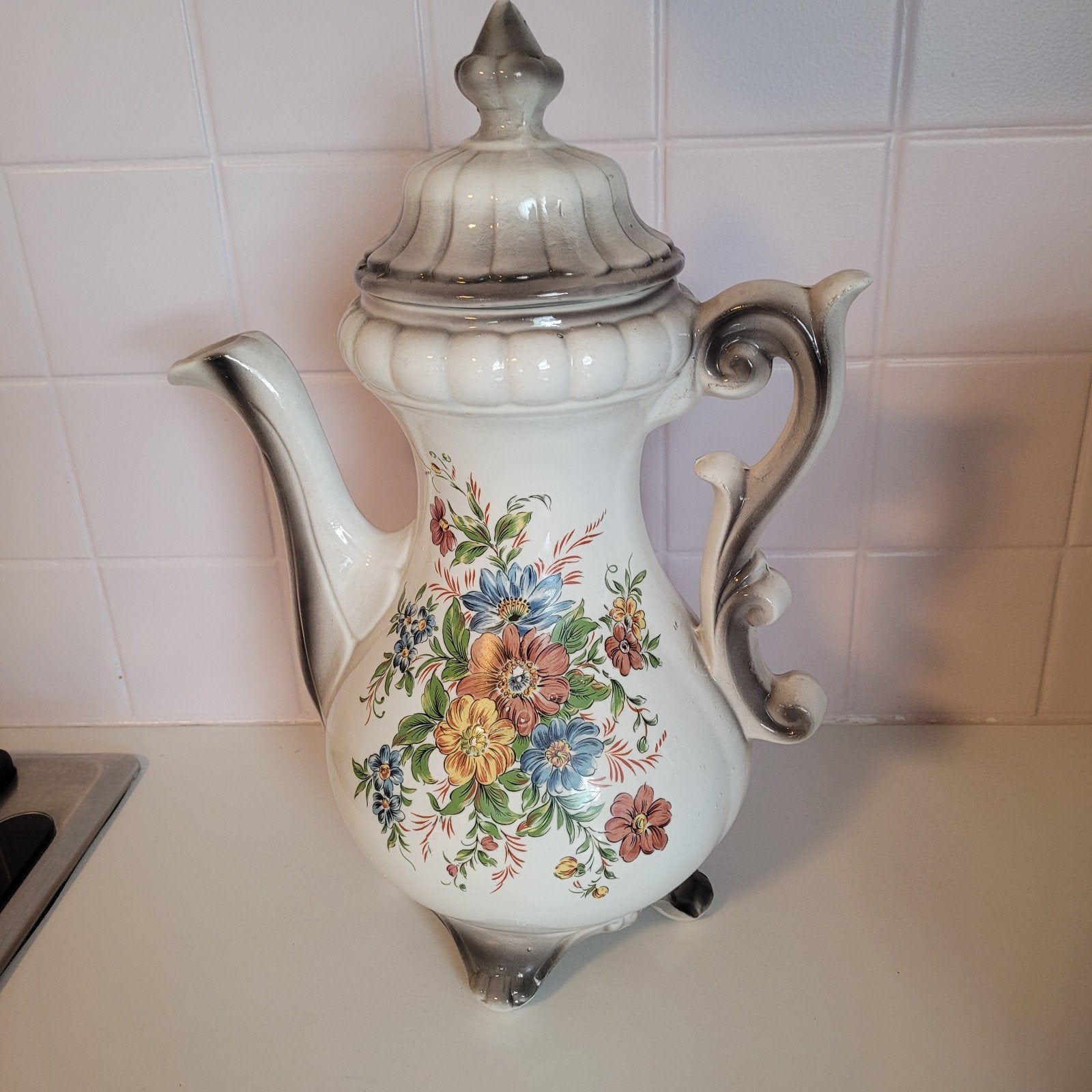 Vintage keramische koffiepot of theepot, Enlèvement
