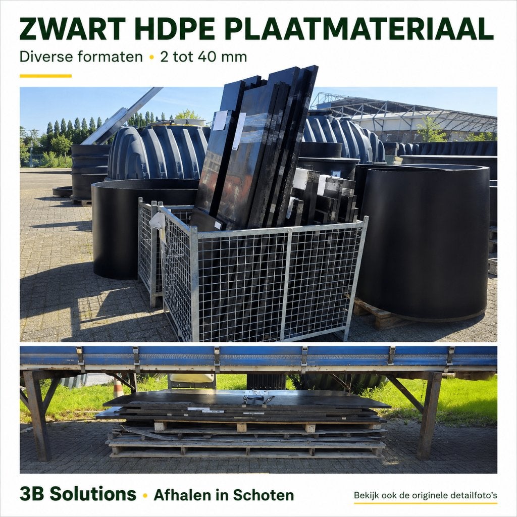Zwarte HDPE platen – diverse maten en diktes, Services & Professionnels, Plombiers & Installateurs