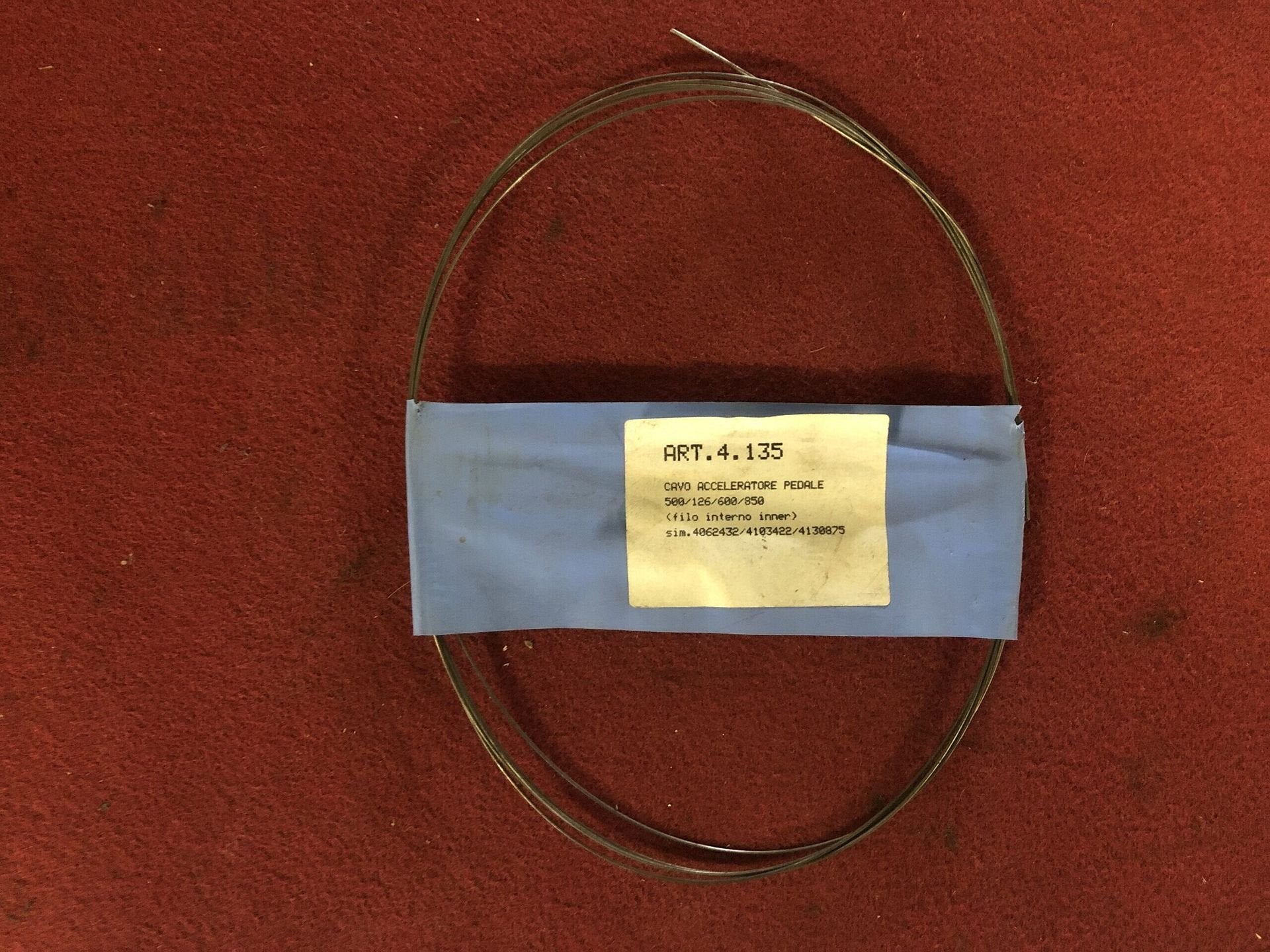 Fiat 500, 126, 600 en 850 gaskabel, Gebruikt, -, -, Ophalen of Verzenden
