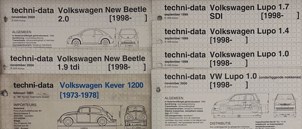 Volkswagen Techni-Data, Boeken, Ophalen, Gelezen, Volkswagen