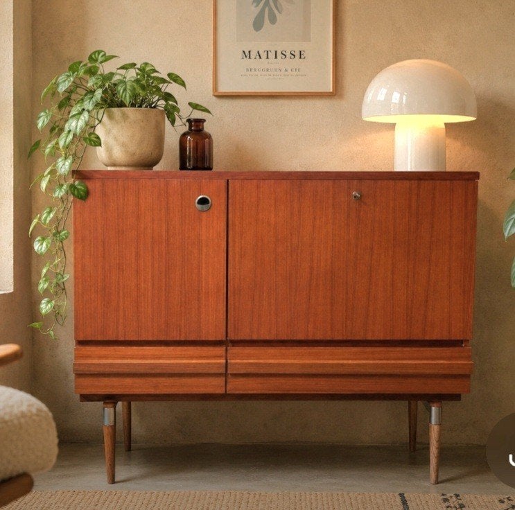 Meuble de bar vintage L1,20 m H 1,10 m L47 cm
., Maison & Meubles, Armoires | Dressoirs, Enlèvement