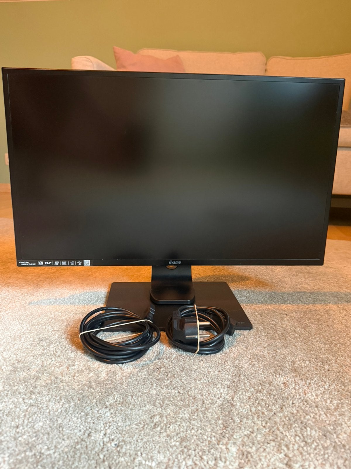 Iiyama prolite 24” monitor, Computers en Software, Monitoren, Ingebouwde speakers, HDMI, Full HD, Zo goed als nieuw