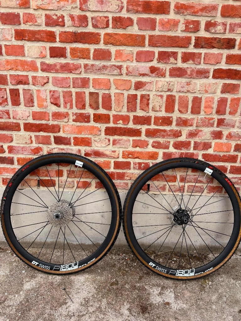 Wielen Dt-Swiss P1800 32 spline, Fietsen en Brommers, Gebruikt, Gravelbike, Aluminium, Ophalen
