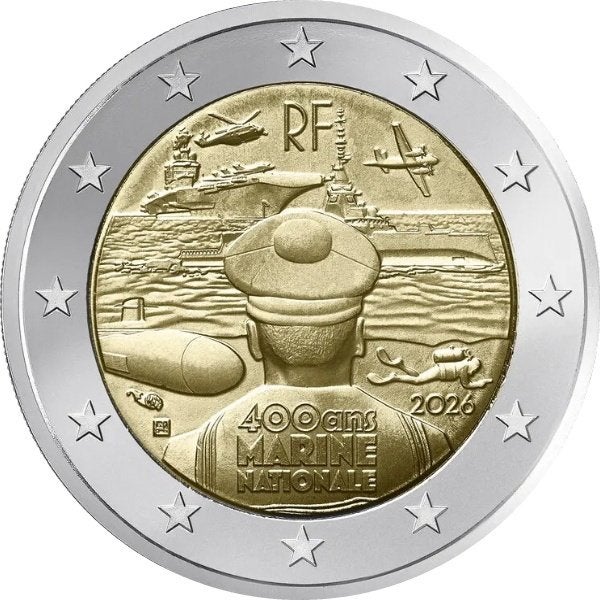 Frankrijk 2 Euro cc 2026, Postzegels en Munten, Munten | Europa | Euromunten, Verzenden, Frankrijk, 2 euro, Losse munt