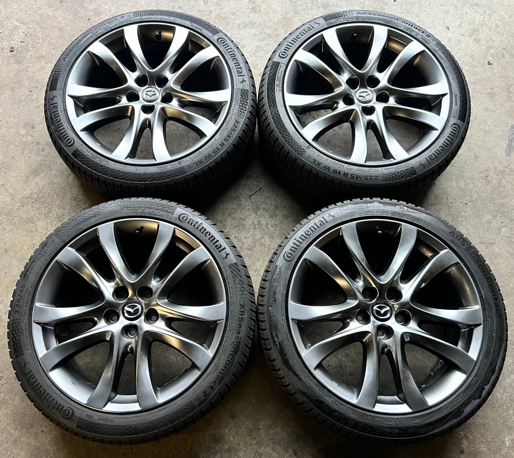 5x114,3 19 inch Mazda 6, Qashqai J11 Velgen + Banden, Enlèvement, Mazda