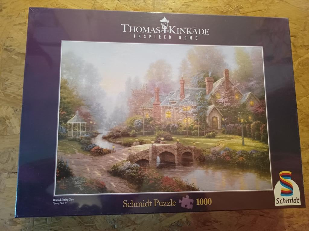 Thomas Kinkade Beyond Spring Gate II 1000, Hobby en Vrije tijd, Ophalen