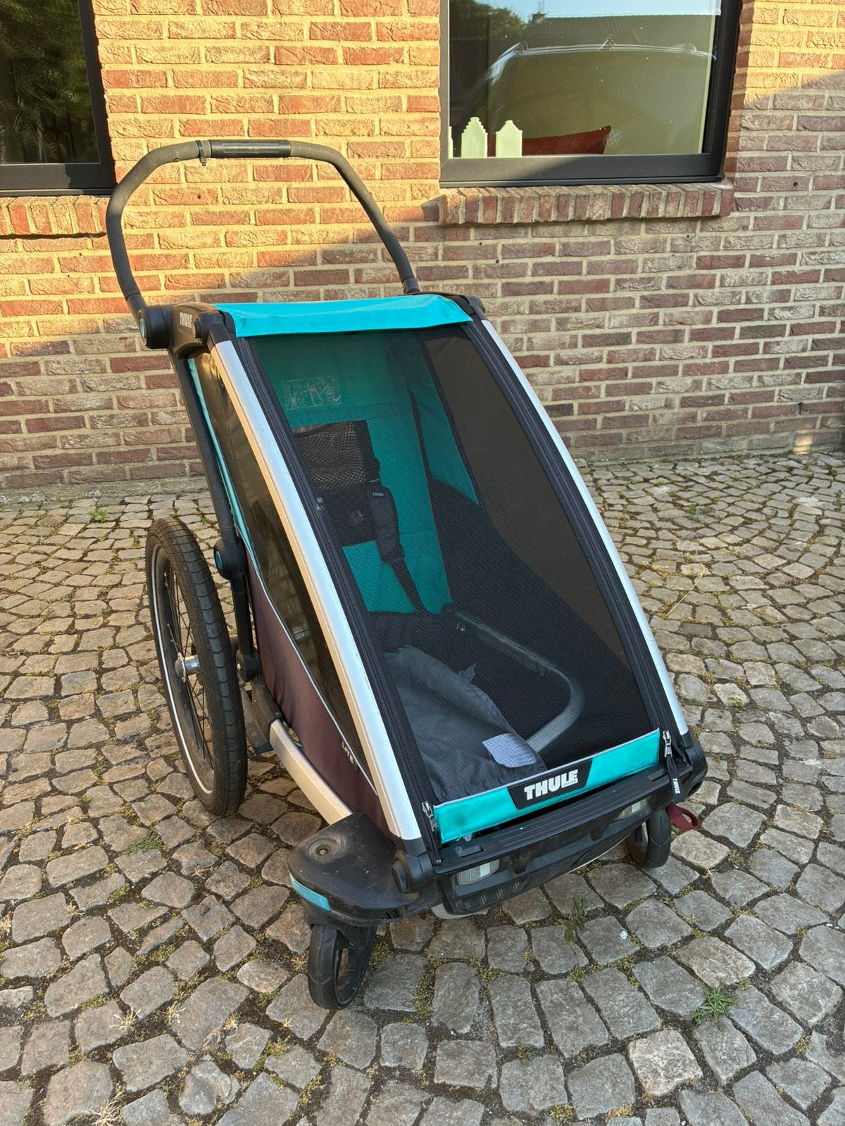 Thule Chariot Lite - Fiets/wandelkar, Vélos & Vélomoteurs, Accessoires vélo | Remorques, Utilisé, Remorque pour enfant, Pliable