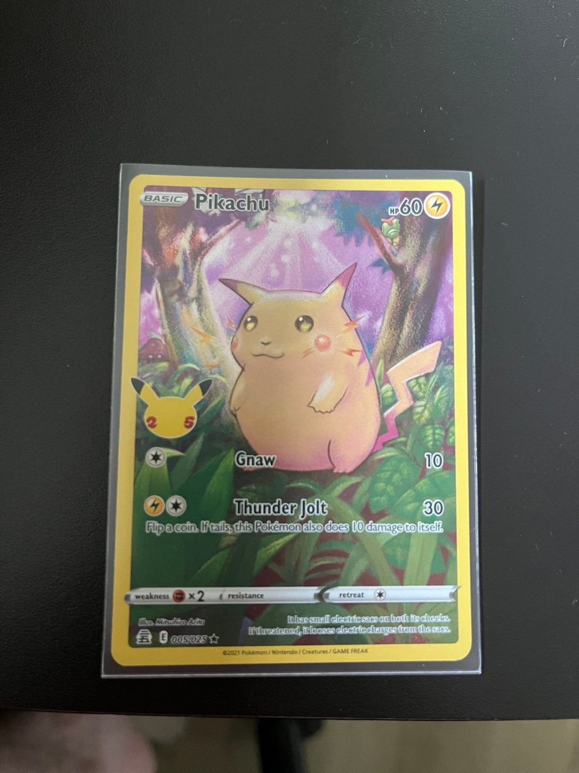 Pikachu 5/25, Ophalen of Verzenden, Nieuw, Losse kaart