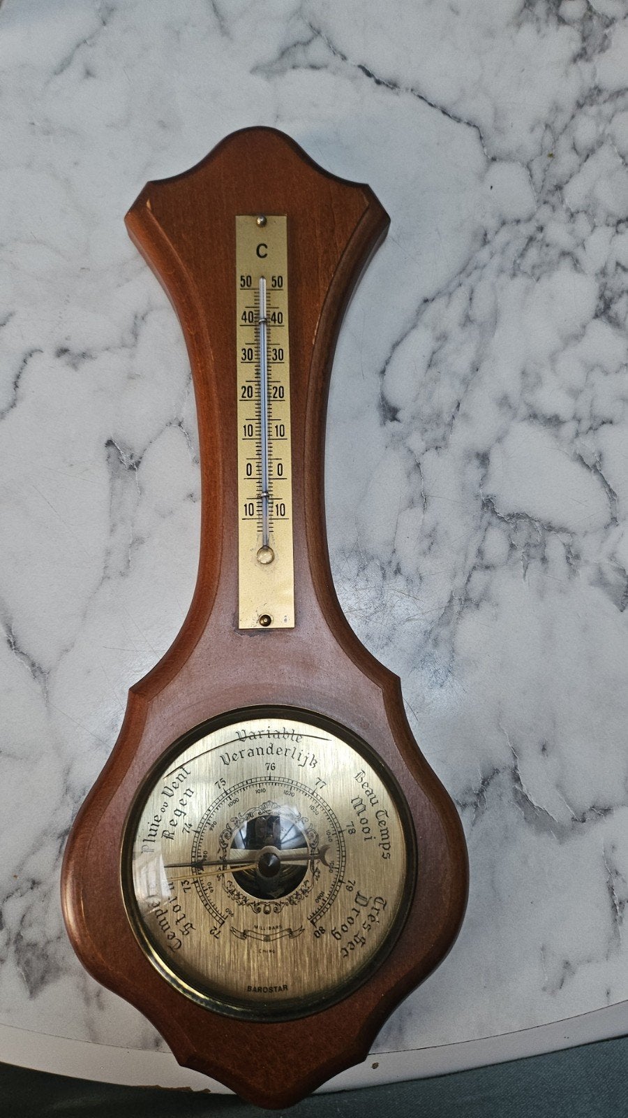 Barostar Variable veranderlijk thermometer, Audio, Tv en Foto, Weerstations en Barometers, Ophalen