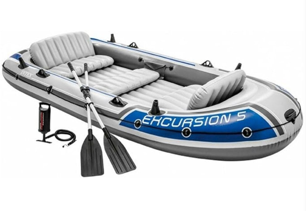 Intex Excursion 5 Set Inflatable Boat, Ophalen, Zo goed als nieuw