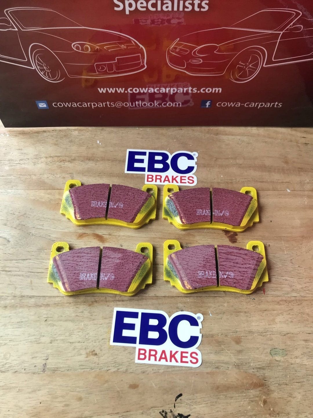 mg f mgf mg tf mgtf EBC YELLOWSTUFF remblokken MG AP 4 pots, Auto-onderdelen, -, -, Nieuw, Ophalen of Verzenden