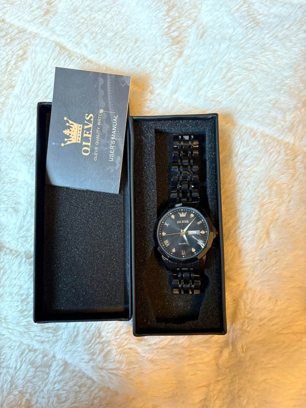 Montre olevs, Handtassen en Accessoires, Overige merken, Overige materialen, Polshorloge, Overige materialen