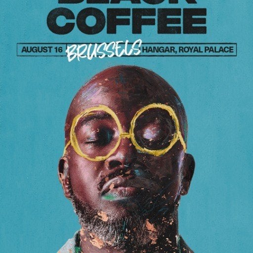 2de Hangar-tickets nodigen uit tot Black Coffee 16/08 in Bxl, Twee personen